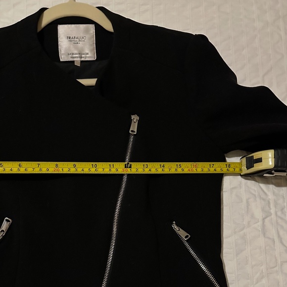 Zara Trafaluc Asymmetrical Jacket Sz M - Picture 7 of 10